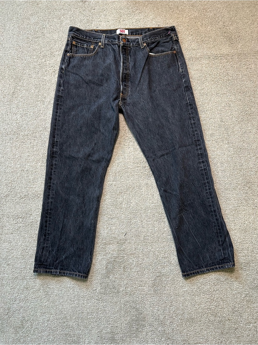 Vintage 1998 Levi’s 501 Dark Wash Denim Jeans 40x32 Actual 36x30 Made In Mexico